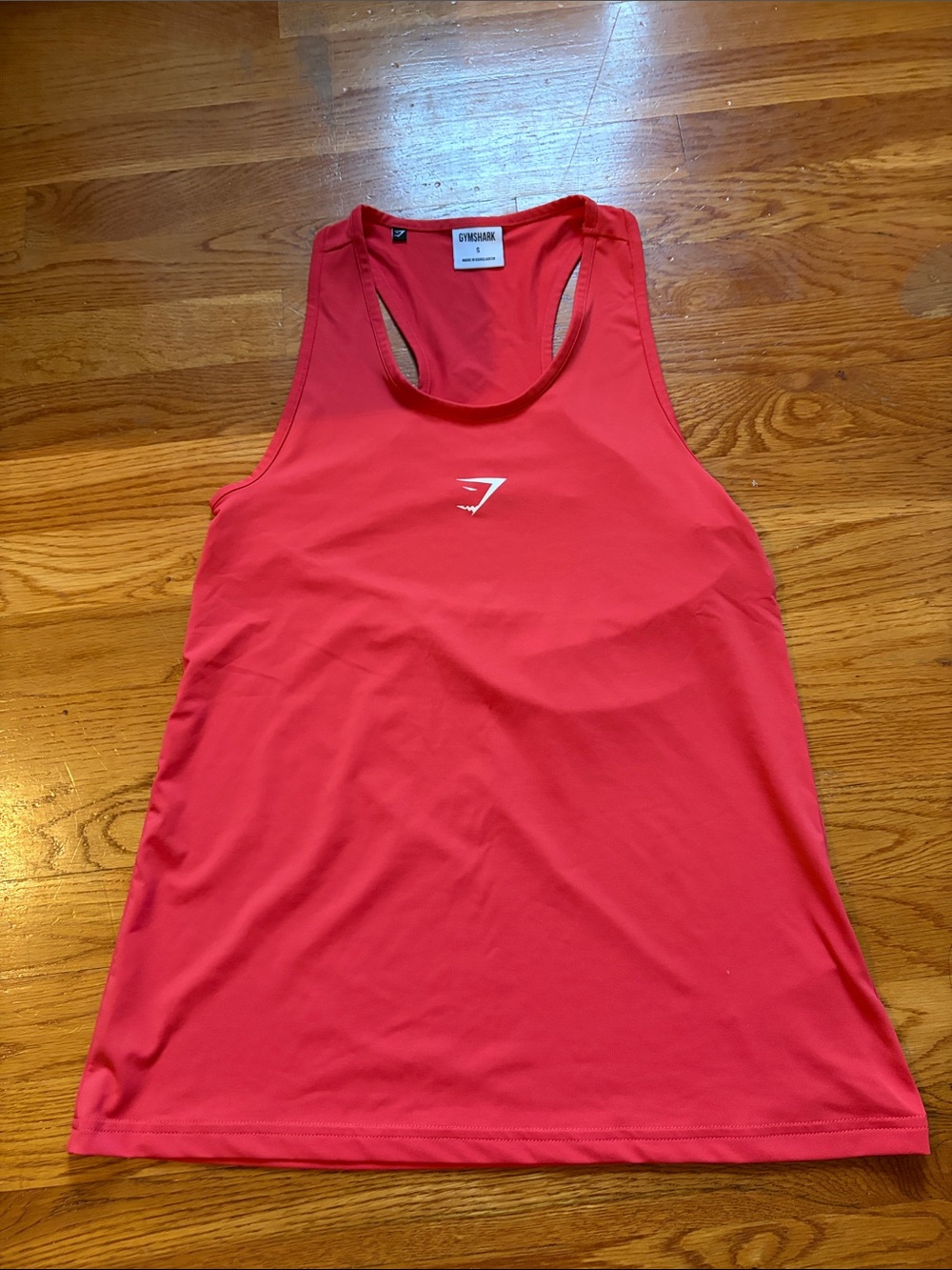 Gymshark Bright Red Racerback Tank Top